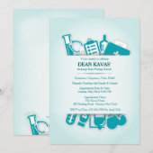 Uitnodiging tot Afstuderen voor medische benodigdh (Voorkant / Achterkant)