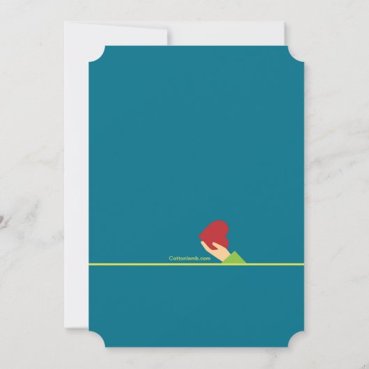 Uitnodiging tot Afstuderen voor medische handen (Achterkant)