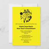 Uitnodiging tot aftelpartij nieuwjaar (Achterkant)