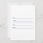 Uitnodiging tot alle gelegenheden, zeemeermin (Achterkant)