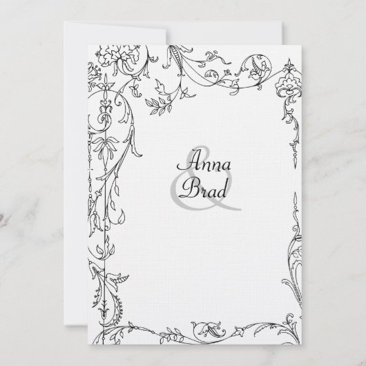 Uitnodiging tot Antiek uitzending van weddenschapp (Achterkant)