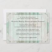 Uitnodiging tot Antiek-witlace-bruiloft (Achterkant)