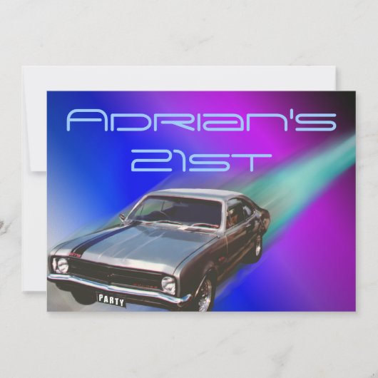 Uitnodiging tot auto (Voorkant)