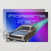 Uitnodiging tot auto (Voorkant / Achterkant)