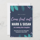 uitnodiging tot baby (Voorkant)