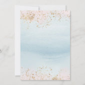 Uitnodiging tot baby aan boord krachtens het Zee (Achterkant)