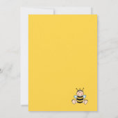 Uitnodiging tot baby Baby shower (Achterkant)