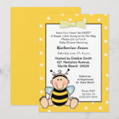 Uitnodiging tot baby Baby shower (Voorkant / Achterkant)