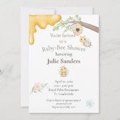 Uitnodiging tot baby Baby shower (Voorkant)