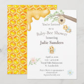 Uitnodiging tot baby Baby shower (Voorkant / Achterkant)