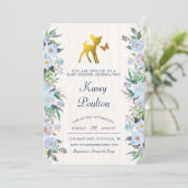 Uitnodiging tot Baby shower (Staand voorkant)