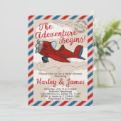 Uitnodiging tot  Baby shower (Staand voorkant)