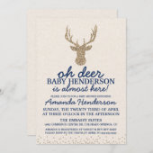 Uitnodiging tot Baby shower (Voorkant / Achterkant)