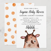 Uitnodiging tot Baby shower (Voorkant / Achterkant)