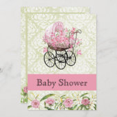 uitnodiging tot Baby shower (Voorkant / Achterkant)