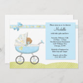 Uitnodiging tot Baby shower (Voorkant / Achterkant)