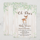 Uitnodiging tot Baby shower (Voorkant / Achterkant)