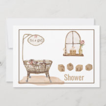  uitnodiging tot Baby shower