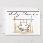  uitnodiging tot Baby shower (Voorkant)