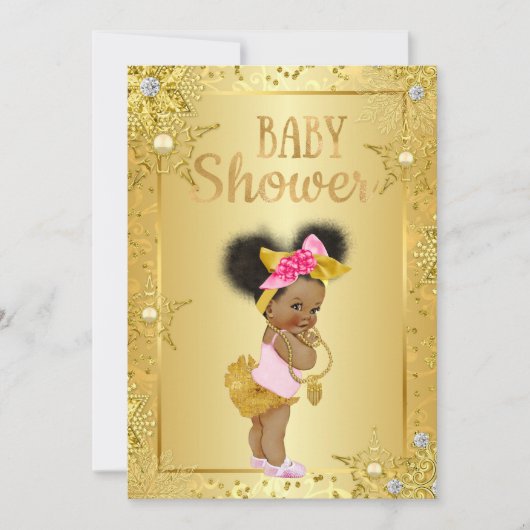 Uitnodiging tot Baby shower (Voorkant)