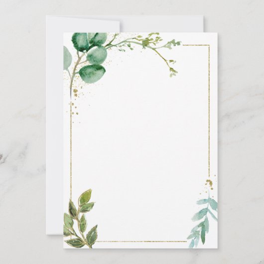 Uitnodiging tot Baby shower (Achterkant)