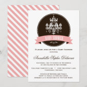 Uitnodiging tot Baby shower (Voorkant / Achterkant)