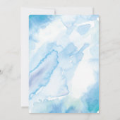 uitnodiging tot baby shower | Boy oh boy aquarel (Achterkant)