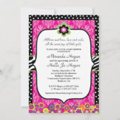 Uitnodiging tot baby shower - DOUANE (Voorkant)