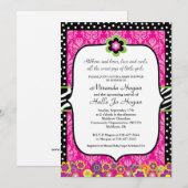 Uitnodiging tot baby shower - DOUANE (Voorkant / Achterkant)