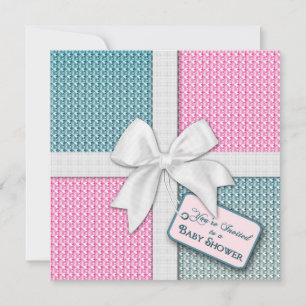 Uitnodiging tot baby shower - Gift Wrap