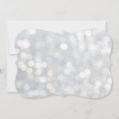 Uitnodiging tot Baby shower met reserveverlichting (Achterkant)