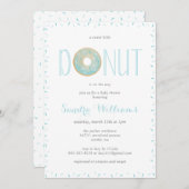 Uitnodiging tot baby shower met springen (Voorkant / Achterkant)