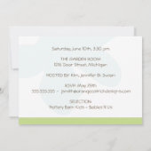 Uitnodiging tot baby shower - Neutrale Baby (Achterkant)