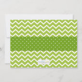 Uitnodiging tot Baby shower op St Patricks Day (Achterkant)