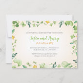 uitnodiging tot baby shower | tweeling | neutraal  (Achterkant)