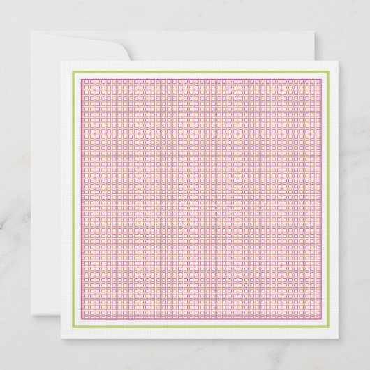 Uitnodiging tot baby shower - Twintig-meisjes Baby (Achterkant)