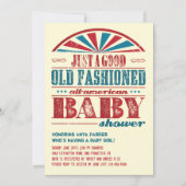 Uitnodiging tot Baby shower van 4 juli BBQ (Voorkant)