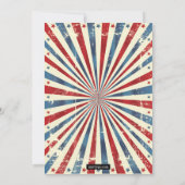 Uitnodiging tot Baby shower van 4 juli BBQ (Achterkant)