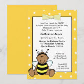 Uitnodiging tot Baby shower van Afrikaanse Amerika (Voorkant / Achterkant)