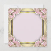 Uitnodiging tot Baby shower van Afrikaanse prinses (Achterkant)