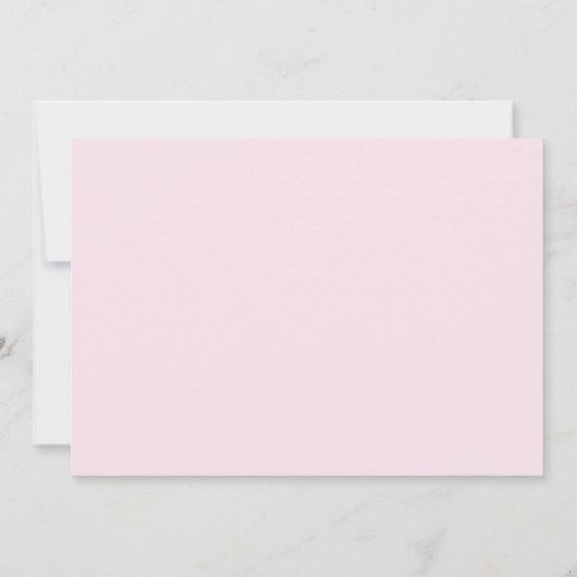 Uitnodiging tot Baby shower van Beach Party (Achterkant)