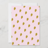 Uitnodiging tot Baby shower van Cute Animal Fox Ow (Achterkant)