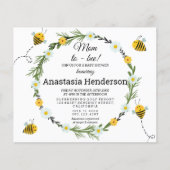 Uitnodiging tot Baby shower van de begroting. (Voorkant)