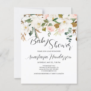 Uitnodiging tot Baby shower van de begroting