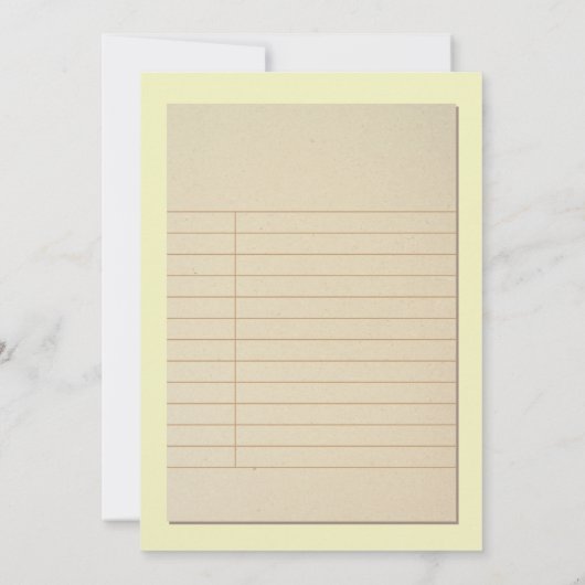 Uitnodiging tot Baby shower van de Bibliotheekkaar (Achterkant)