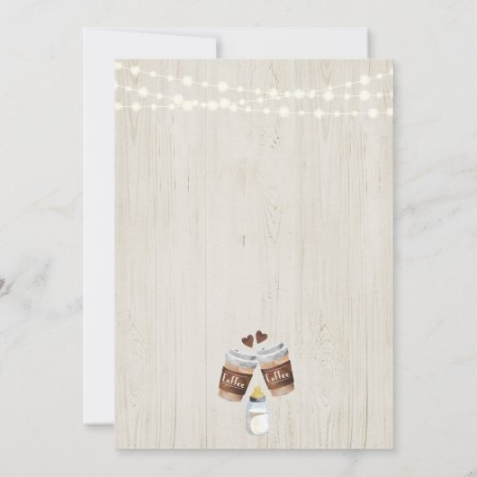 Uitnodiging tot Baby shower van de Breedteigenpart (Achterkant)