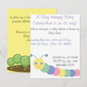 Uitnodiging tot Baby shower van de derde pijler (Voorkant / Achterkant)