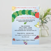 Uitnodiging tot Baby shower van de derde pijler (Staand voorkant)