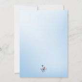 Uitnodiging tot Baby shower van de derde pijler (Achterkant)