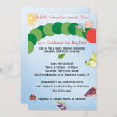 Uitnodiging tot Baby shower van de derde pijler (Voorkant / Achterkant)